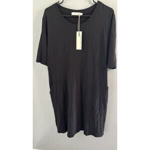 Mododoc Black Short Sleeved Dress Brand New Large